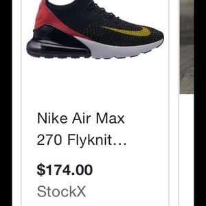 Nike Air Max 270 Flyknit yellow strike